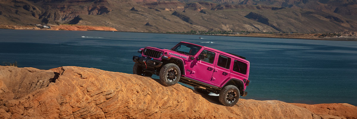 A Jeep Wrangler near Henrietta, NY.